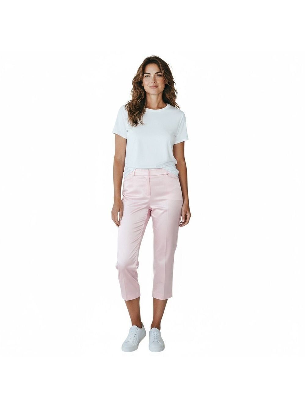 Grace Elements Size 8 Pale Pink Cropped Pants